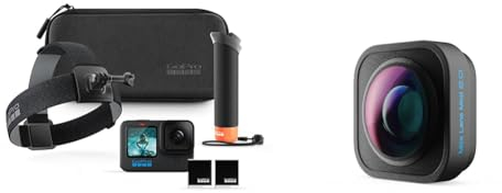 GoPro Ensemble d'Accessoires HERO12 Noire - Comprend The Handler & Max Lens Mod 2.0 - Accessoire Officiel