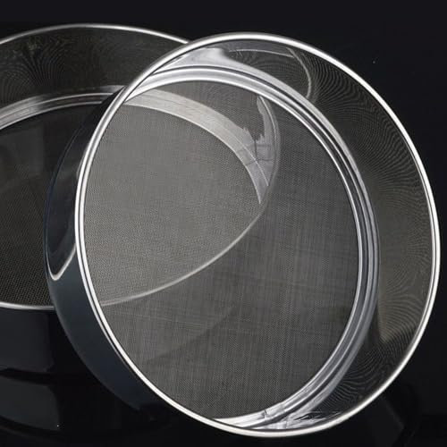 Setaccio per Farina da Cucina, in Acciaio, setaccio a Maglia fine (30 cm)