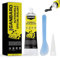 Ganbaro Black Silicone Sealant 100 ml, Waterproof, High Temperature, Multi-Purpose for Cars, Windows, Roofs