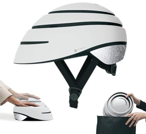 CLOSCA. Faltbarer Fahrradhelm. Reflektierender Helm.Fahrradhelm und Rollerhelm Zertifiziert. Pendlerhelm. Klapphelm. Helm für Frauen.Helm für Männer.