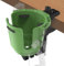 2-in-1 Upgraded Desk Cup Holder, Anti-Spill Table Cup Holder for Water Bottles, Wheelchairs, Workstations, Gaming Desk Accessories. (Green, Large)