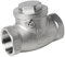 RAMBEX 1 Pcs 1/4 3/8 1/2 1 1-1/4 2 Clapet Anti-Retour À Battant en Acier Inoxydable 304 H14W Clapet Anti-Retour Fileté Horizontal for Conduite d'eau(DN15)