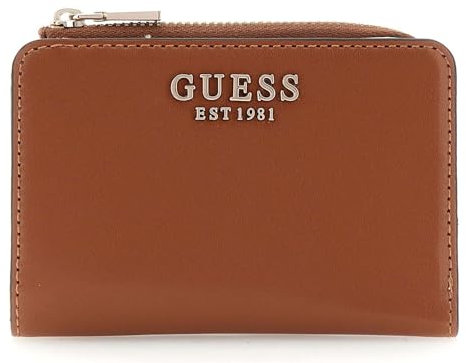 GUESS Laurel SLG Zip Around Wallet Cognac