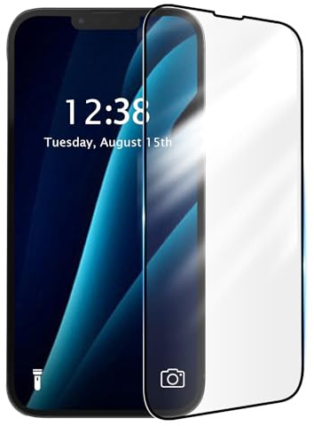 YOUULAR [1 Stück Displayschutzfolie für Google Pixel 3a Schutzfolie aus gehärtetem Glas, Härte 9H, hohe Transparenz, bruchsicher, blasenfrei, schwarzer Rand