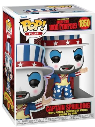 Funko POP! Plus: House of 1000 Corpses (2003) - Captain Spaulding | Official Horror Merch - Collectable Vinyl Figurine for Shelf Display - Birthday Gift Idea for Fans and Collectors