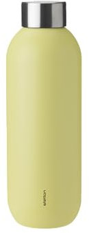 Stelton Thermosflasche Keep Cool - Thermo-Trinkflasche - Doppelwandige Isolierflasche - Moderner Design-Thermobecher für Wasser, heiße & kalte Getränke, Kaffee, Tee - 0.6 l. Laevis