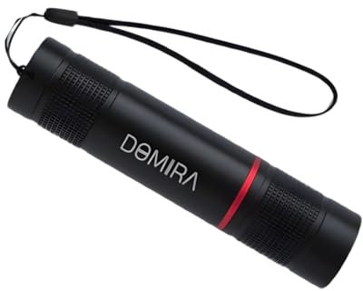 DOMIRA Rechargeable LED Torch | Super Bright High-Power Flashlight | USB Pocket Torch for Camping, Emergency, Tactical & Work Use Type C Charger (1)