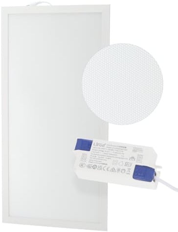 Panel LED 28W 2800Lm 6000ºK 60X30Cm 40.000H Driver Lifud UGR17 [HOPBD3060LIUGR17-CW] | Greenice