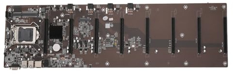 mophrati B85 Mining Motherboard 4USB3.0 8 PCIE-16x LGA 1150 Socket Computadora Profesional Placa Base eléctrica Minero de Repuesto