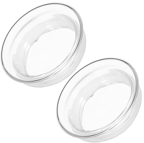 HOODANCOS 2pcs Glass Water Pitcher Lid Replacement Silicone Sealed Teapot Cover for Kitchen Jug Break-Resistant Glass and Silicone Material Easy to Clean and Design