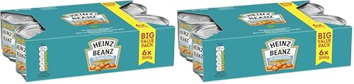 Heinz Beanz in a Rich Tomato Sauce 6 x 200g, 6x200g (Pack of 2)