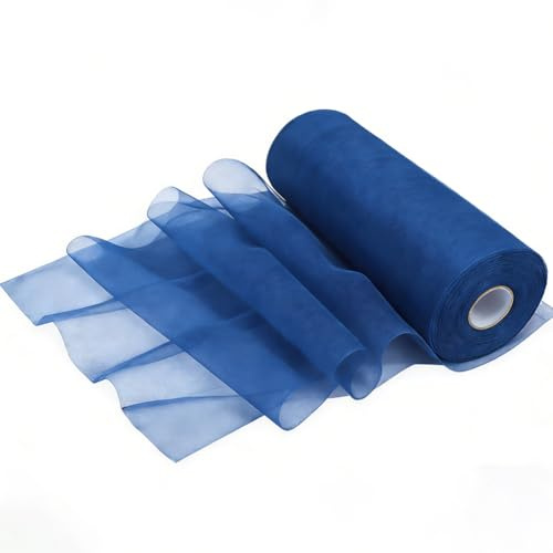 IVEOPPE Tüllrolle 30 cm x 91,4 m, Dunkelblau