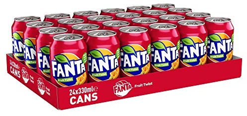 Fanta Fruit Twist Pack Of 24x330ml Cans