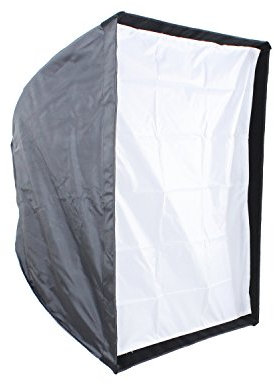 DynaSun SFTUMB6060 60x60cm Softbox Bank pieghevole ALTA RESISTENZA e APERTURA VELOCE con Diffusore Attacco Bowens x Flash Illuminatori Studio