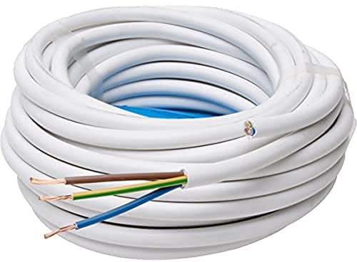 Kopp 151810842 - Cable eléctrico, Blanco