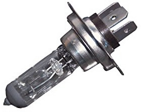 Halogen-Autolampe H4 12V, 60/55W, Sockel P43T