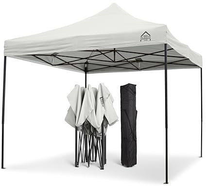 All Seasons Gazebos 3x3m Heavy Duty Fully Waterproof Pop up Gazebo With Accessory Pack - White