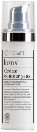 Bioearth International Loom Creme Augen Schneckenschleim - 30 ml