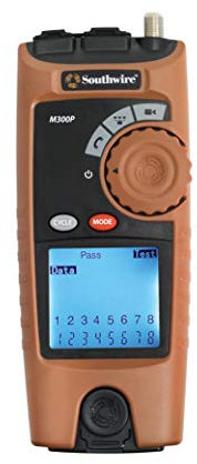 Southwire M300P Professional VDV Low Voltage Cable Mapper Tool Kit; Network Cable Tester; Voice, Data, Video Tester; Ethernet & RJ45 Tester; Brown