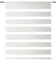 Home fashion Kettenzugrollo Zebra, Stoff, wollweiß, 150 x 60 cm