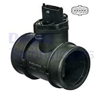 DELPHI AF10284-12B1 Luftmassenmesser/Luftmengenmesser LMM mit Gehäuse 5-Polig Kompatibel mit OPEL Astra G CC T98 46469917 836627 AF10284