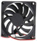 2x Ventilateurs PC Boîtier Refroidissement Refroidisseur Ventilateurs Brushless Silencieux 80x80x10mm DC 12V 2Pin Pour Ordinateur PC De Refroidissement Bevs