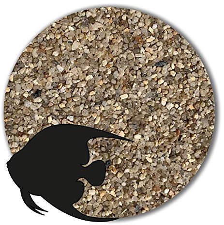 Anbobo Müller GmbH - Aquarium Sand/Aquarium Kies - 25 KG - 1,0-1,6mm -Natur - Deutsche Premiumqualität