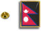 Akachafactory pin flaggenpin flaggen Button pins anstecker Anstecknadel sammler Nepal