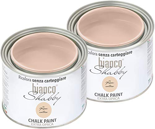 CHALK PAINT Peinture Shabby Chic Vintage pour meubles et murs Extra opaque, rose