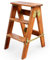 ZLL - Marchepieds escamotables Multi-Fonction escabeau 3 Étape escabeau Tabouret en Bois Massif Ascendant Échelle Pliable Simple Grenier Cuisine Bureau Escalier Tabouret Chaise Fleur Stand Rack