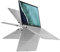 ASUS Chromebook Flip C434 2 in 1 Laptop, 14 Touchscreen FHD 4-Way NanoEdge Display, Intel Core M3-8100Y Processor, 4GB RAM, 32GB eMMC Storage, Backlit Keyboard, Silver, Chrome OS, C434TA-DH342T