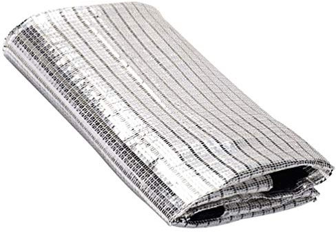 Cabilock Blanc 1 Pc Filet D'ombrage en Aluminium Parasol De Voile D'auvent Filet D'ombrage Rafraîchissant Maille De Jardin Filet Réfléchissant Tissu De Protection Solaire Extérieur Blanche