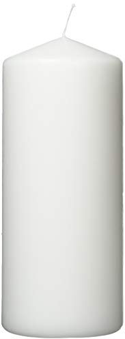 Jeden Tag Stumpenkerzen 188 x 78 mm weiß, 6er Pack(6 x 698 g)