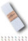 Sandras-Bastelladen Schrägband/Einfassband Baumwolle gefalzt 3m x 20mm - Vichy/Karo Muster 5006-Hellblau-Weiß