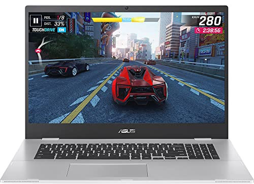 ASUS Laptop Chromebook CX1700CKA 17.3 HD+ Chromebook Laptop (Intel Pentium N6000, 4GB RAM, 128GB SSD, Chrome OS)