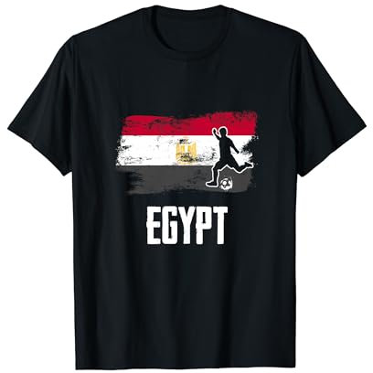 Egypt Flag Jersey Egyptian Soccer Team Egyptian T-Shirt
