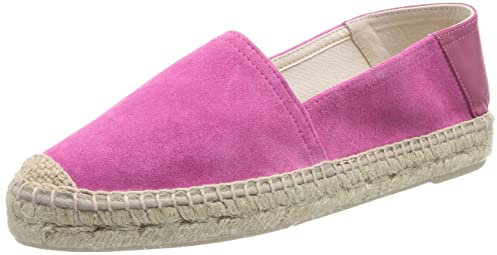 Geox Femme D LAMPEDUSA Sandale compensée Espadrille, Cyclamen, 40 EU
