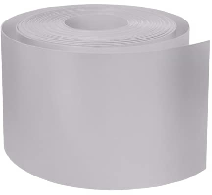 FORTENA Polypropylen Zaun Sichtschutzstreifen – 26 m lang, 19 cm hoch, Sichtschutzband mit Form Basic - in fünf Farben, optimaler Sichtschutz für Ihren Zaun (RAL 70440 (Hellgrau))