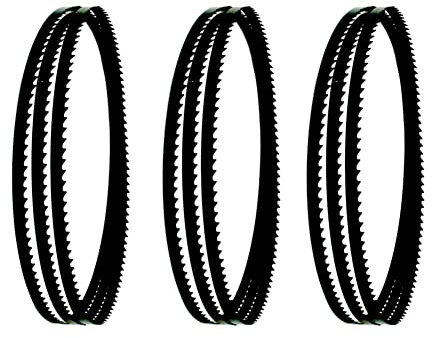 1490 mm / (6 mm, 10 mm, 12 mm) / 0,36 mm / (4) T, 6 t, 14 t) Bandsäsäslade for Bandsägen Basa 1 Scheppach 3pcs STORKY (Color : 1490x12x0.36mm 4T)