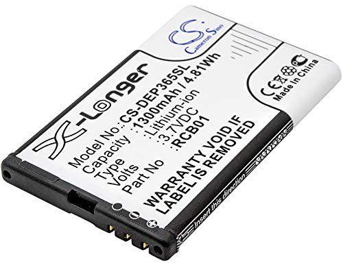 TCTK akkus Kompatibel mit [Aligator] C200, für [Skylink] Duos, für [Doro] Primo 365 Ersetzt RCB01 FBA