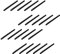 Lot de 20 pointes de rechange universelles standard pour Intuos CTL-4100/4100WL ; CTL-6100/6100WL (noir)