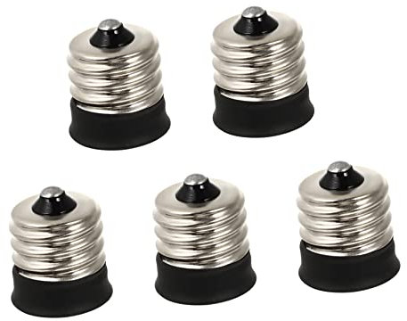 Baluue 5Pièces Adaptateur vers Convertisseur de Douille Lampe Pratique pour Ampoules LED et