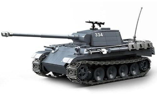 YILETKC Technik Panzer Bausteine, 1180 Teile Militär Klemmbausteine Tank Bausatz, WW2 Tank Modell Spielzeug Geschenk für Kinder Erwachsene, Geschenk für Erwachsene und Kinder Weihnachten, Geburtstag