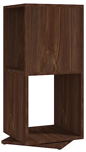 vidaXL Drehregal Braun Eiche-Optik 34,5x34,5x75,5 cm Holzwerkstoff