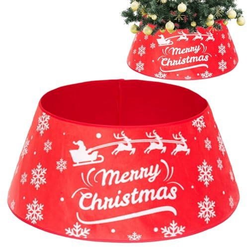 Weihnachtsbaum-Rock, Weihnachtsbaum-Sockel, Weihnachtsbaum-Kragen, 71 cm, Glitzer-Baum-Kragen, glänzende Pailletten, Weihnachtsbaum-Rock, Ring, Korb-Abdeckung, Urlaub, Zuhause, Party, Weihnachtsbaum