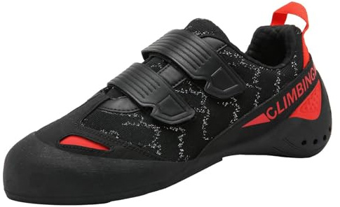 ZHENSI Chaussures d'escalade Hommes Femmes Jeunes Débutants Chaussures D'entraînement Professionnelles d'escalade De Bloc