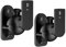 Saifsmart Adjustable Speaker Wall Mount Holder, Bookshelf Speaker Wall Mount Brackets, Surround Sound Speaker Mounts Capacity Upto 3.5 kg Black 2 Pair