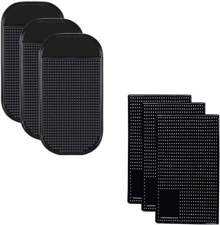 6 Stück Antirutschmatte Auto Armaturenbrett, Universal Anti Rutsch Pads Waschbar Antirutschmatte Handy Silikon Antirutsch Pads für Sonnenbrille Schlüssel