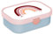 Mepal Brotdose für Kinder - Bento Lunchbox - Regenbogen - Jausenbox mit Bento-Fach & Gabel - Meal Prep Box Clip-Verschluss - BPA-frei & Spülmaschinenfest - 750 ml - Rosa