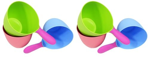 Toyvian Baby Dusche Wasserschöpfer Mit Griff - Leichter Haarwaschbecher Für Kleinkinder Multifunktionaler Badelöffel Für Haarewaschen Und Spielen 7.48X7.09X4.33 Zoll